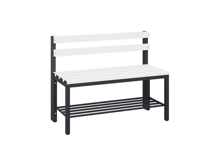 Garderobenbank C+P Solid Weiss Neu