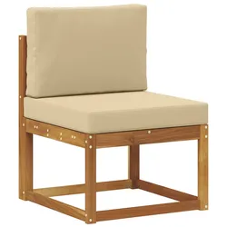vidaXL Outdoor Mittelsofa Massivholz Akazie