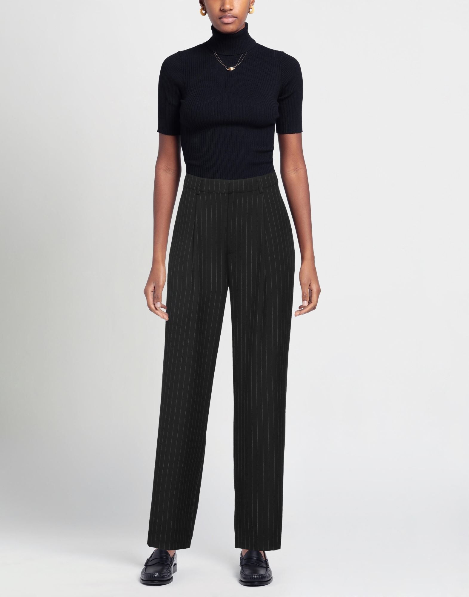 Oval Square Pantalones Mujer Negro L,S Mujer
