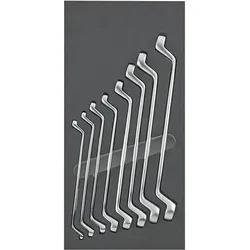 Fortis, Schraubenschlüssel, Werkzeugmodul 1/3 Doppel Ringschlüssel 8 Teile