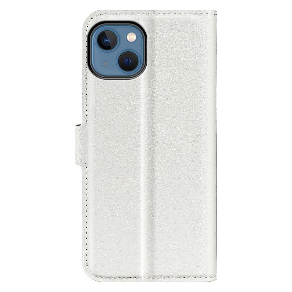 Cover-Discount iPhone 14 - Leder Etui Hülle weiss (Apple iPhone 14) (101134333B)