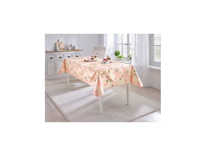 Tischdecke Gr. 3, rosa (rosé), B:130cm L:160cm, Tischdecken, Tischdecke