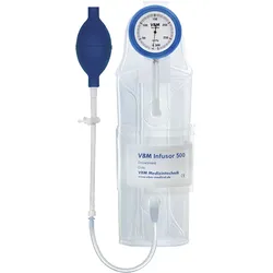 Druckinfusionsmanschette Infusor 500 ml mit Handgebläse und Manometer
