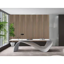 Akustikpaneel LuxLine 3D, Konstanz Eiche Amalfi, 2400x561x25 mm, 3-seitig foliert