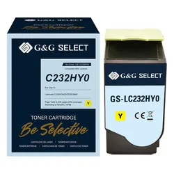 G&G SELECT Toner ersetzt Lexmark C232HY0 gelb