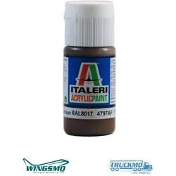 Italeri Acrylfarbe Schokobraun RAL 8017 20ml 4797