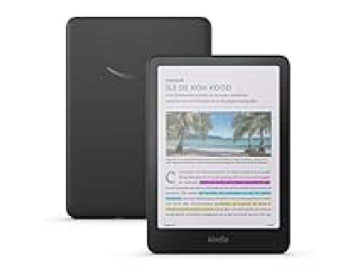 Amazon Kindle Colorsoft 16 Go (modèle 2024) : écran couleur qui révèle les couvertures et le contenu ; surlignez désormais en couleur ; sans publicités (noir)