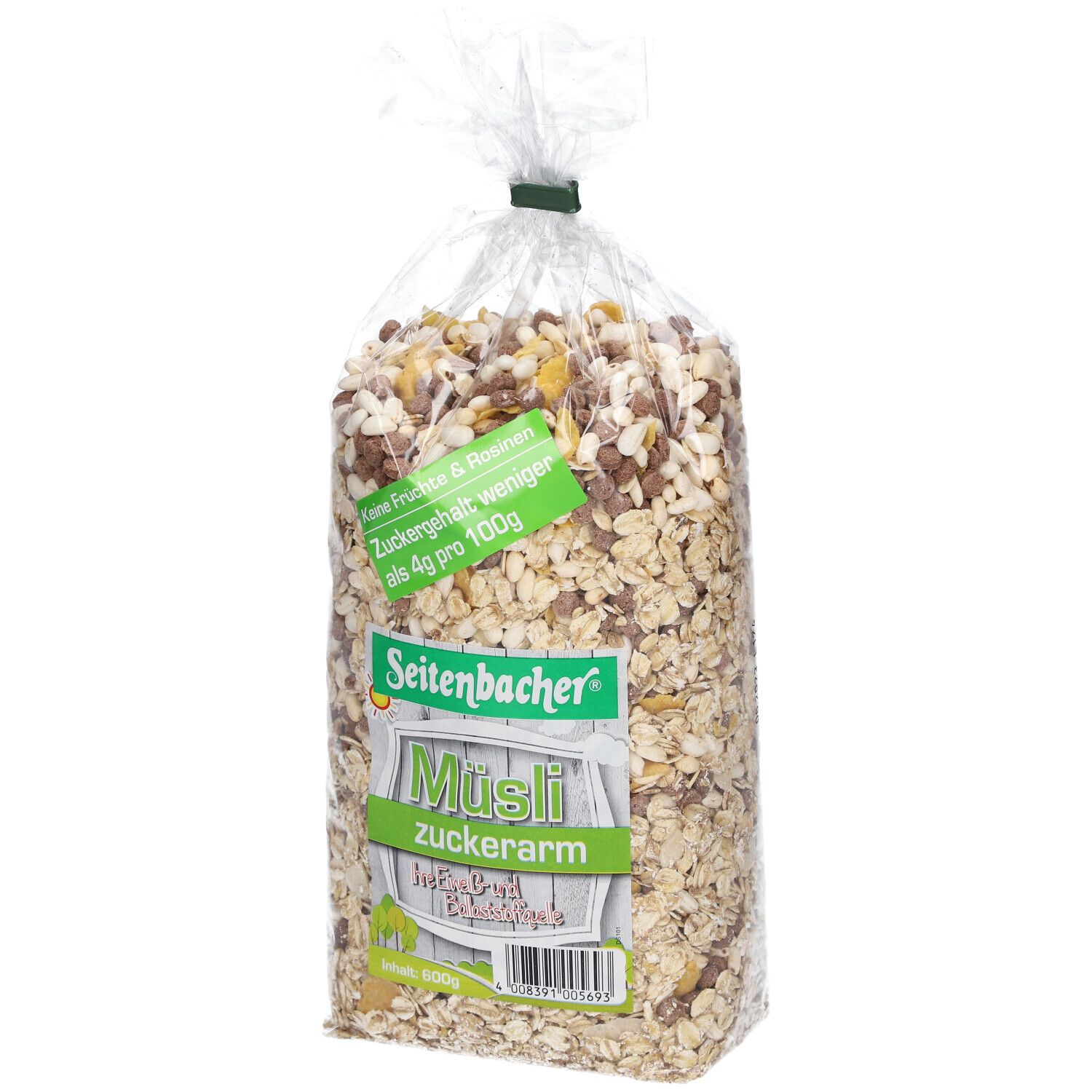 Seitenbacher Sb.-Müsli Zuckerarm 600 g Müsli