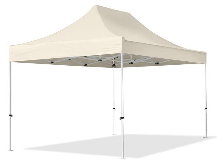 TOOLPORT 3x4\,5 m Tonnelle pliante Acier\, PES 700\, crème