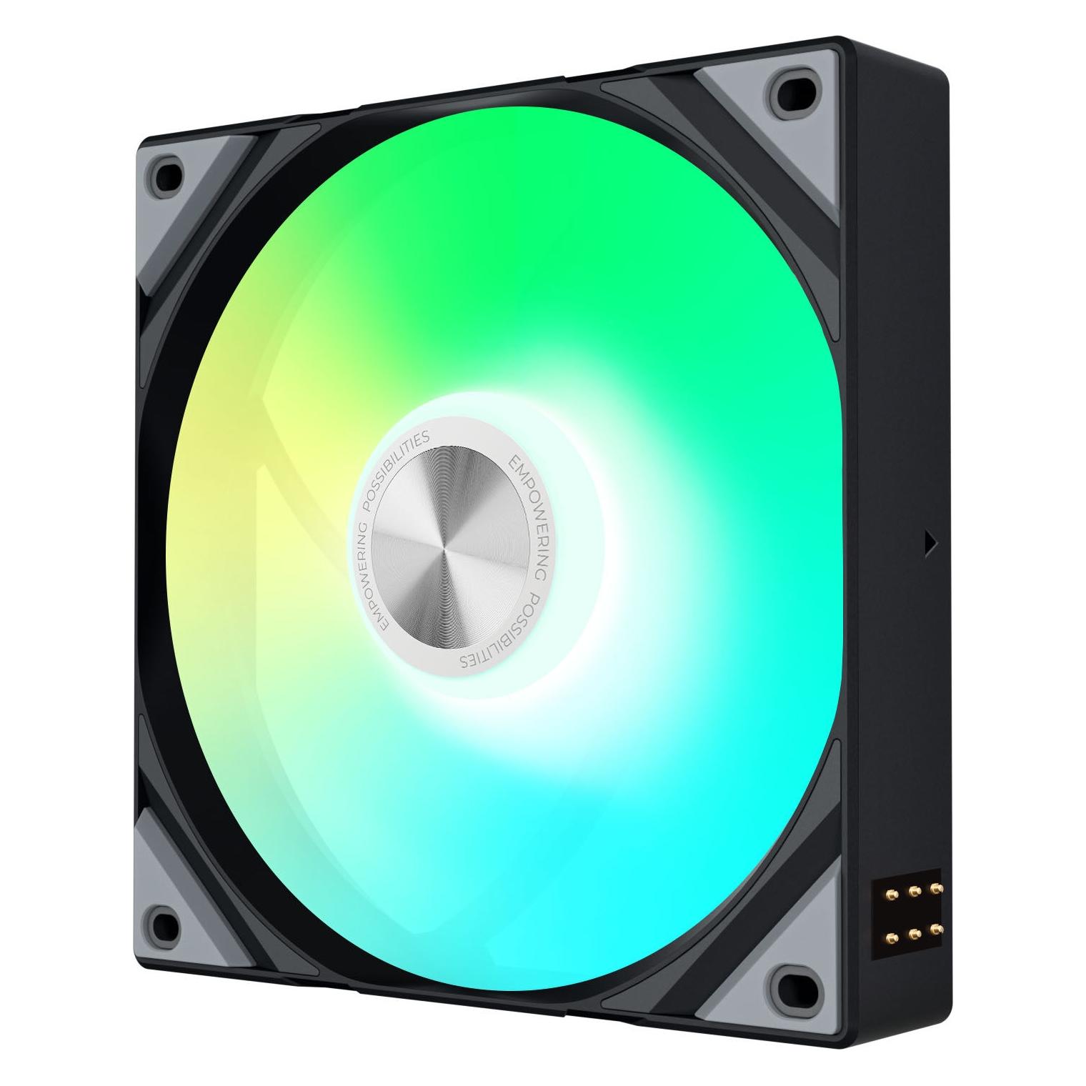 TRYX ROTA SL ARGB Lüfter - 3er-Pack, 120 mm, schwarz (120 mm, 3x) (F-R120A-AM3M-G0K)