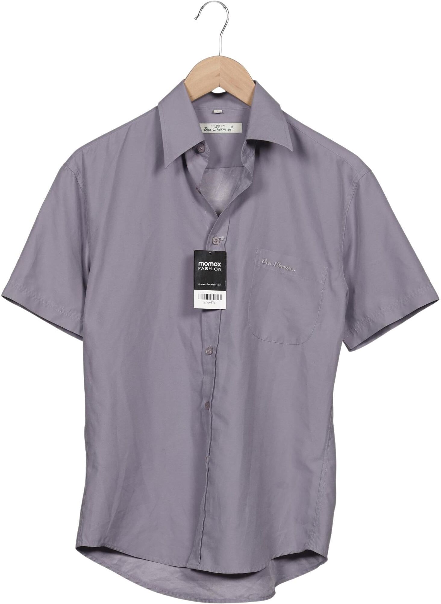 Ben Sherman Herren Hemd, Grau, Gr. S, Synthetik - Second Hand