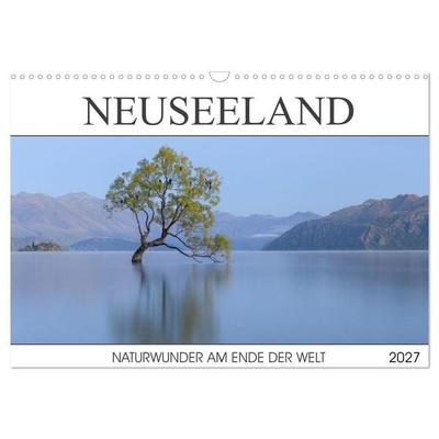 Neuseeland - Naturwunder am Ende der Welt (Wandkalender 2027 DIN A3 quer), CALVENDO Monatskalender
