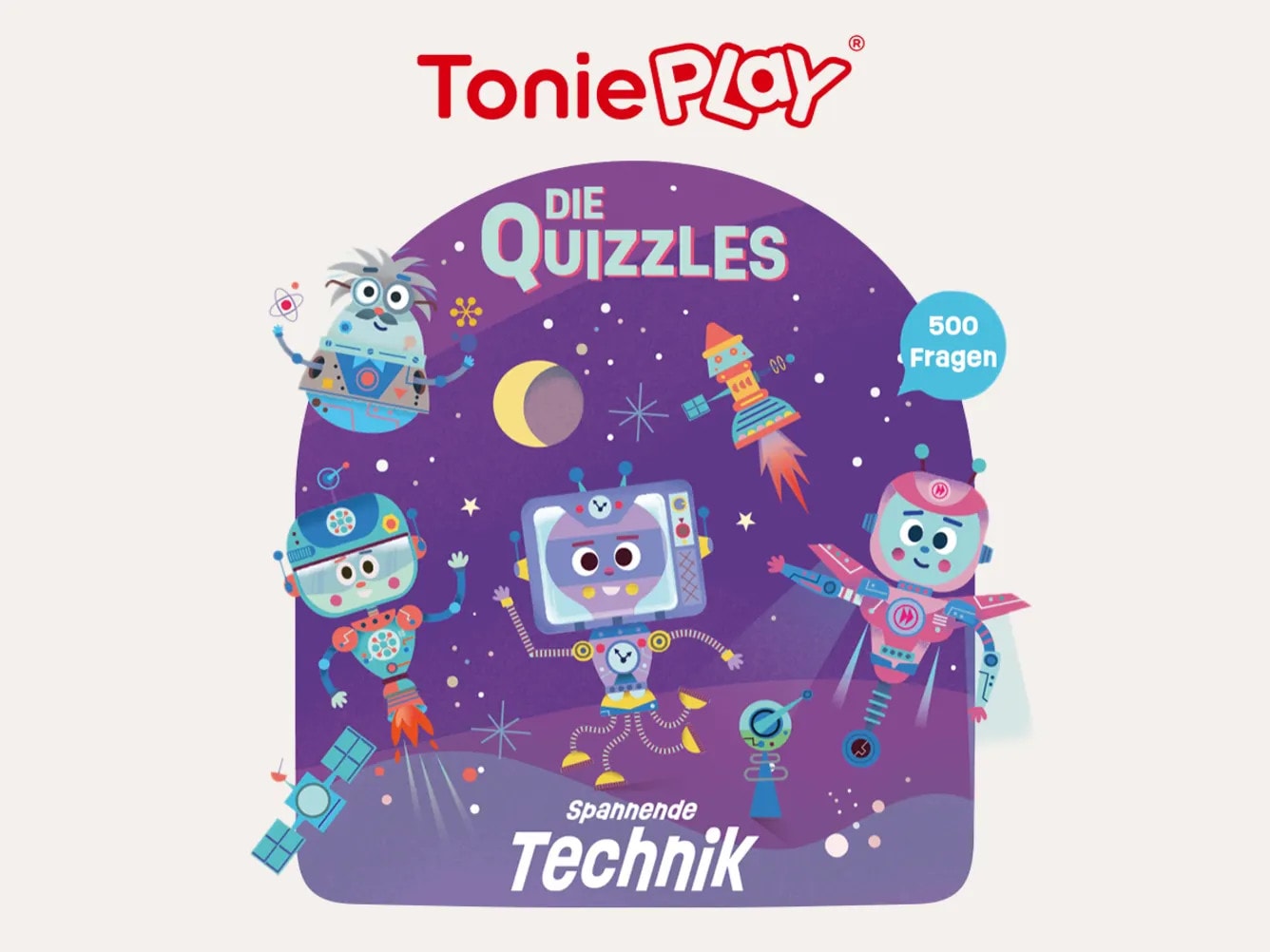 Boxine Tonies Play Spiel für Toniebox 2 Play S - Die Quizzles 2 - Spannende Technik 11003237