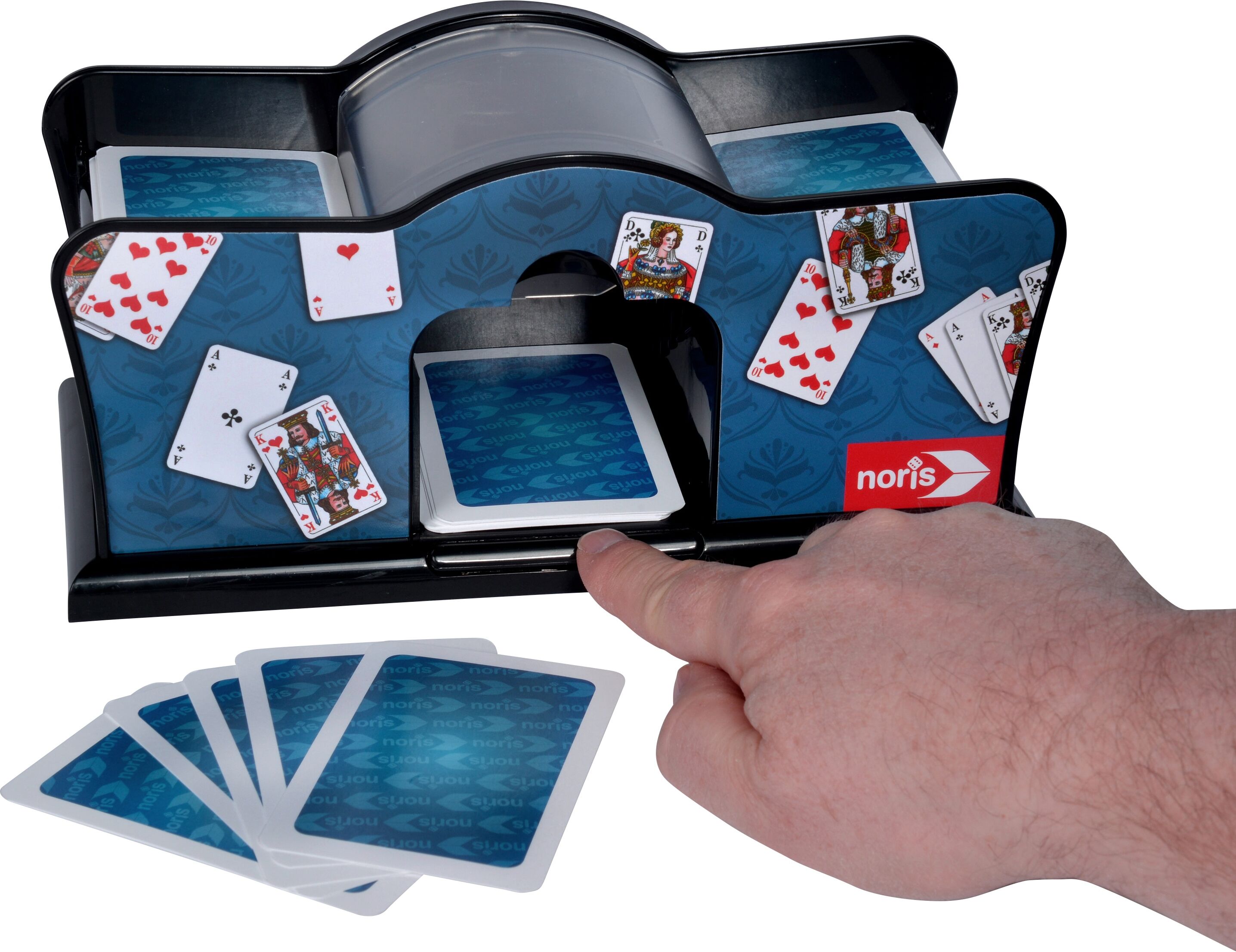 Spiel NORIS "Deluxe Karten-Mischmaschine", bunt, Spiele, Kinder, Spiel