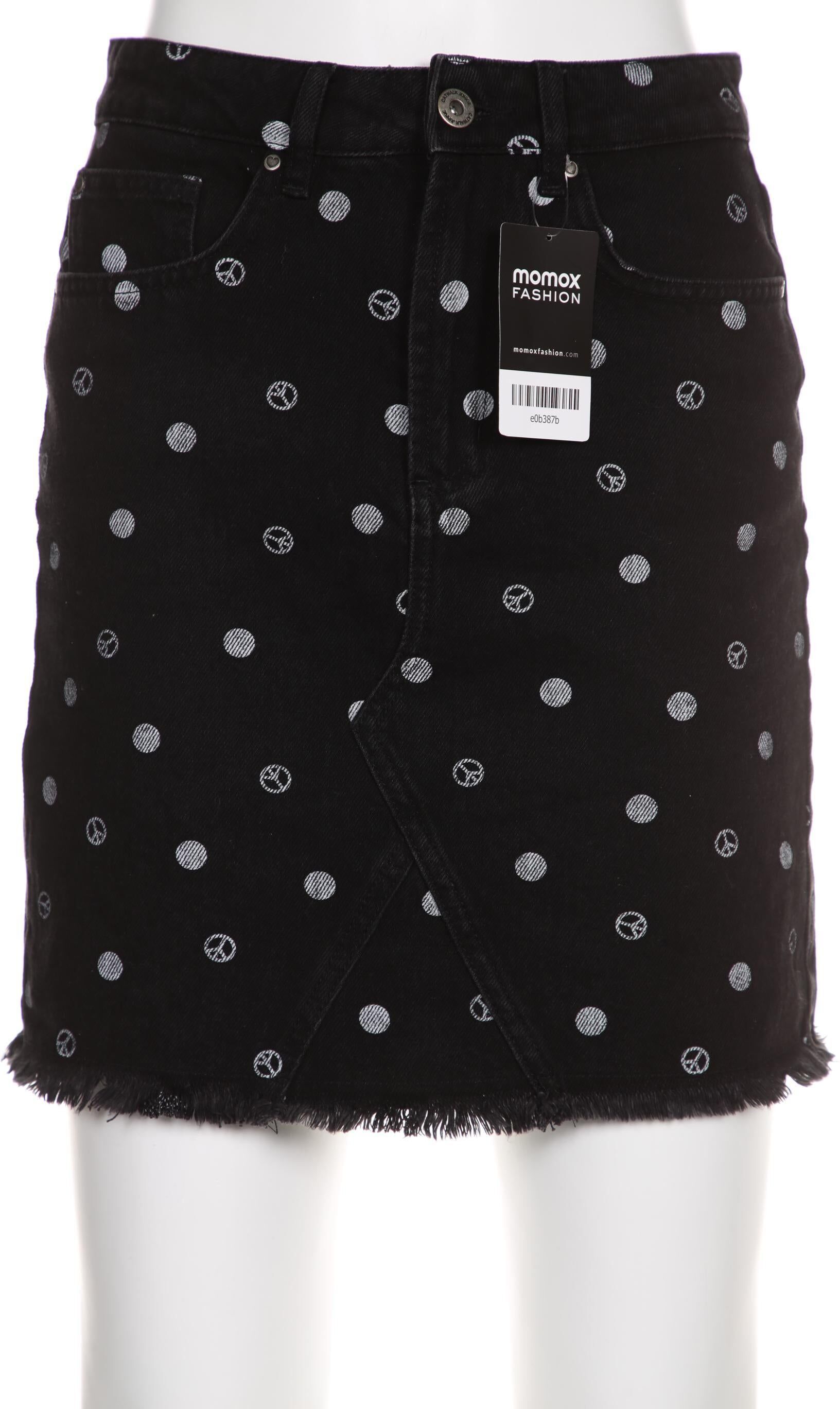 Catwalk Junkie Damen Rock, Schwarz, Gr. XS, Baumwolle - Second Hand
