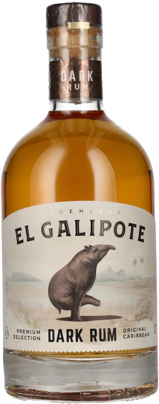 EL GALIPOTE Dark Caribbean Rum 40% Vol. 0,7l