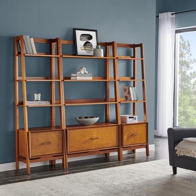 Crosley Furniture Crosley Landon 3-Piece Etagere Bookcase Set