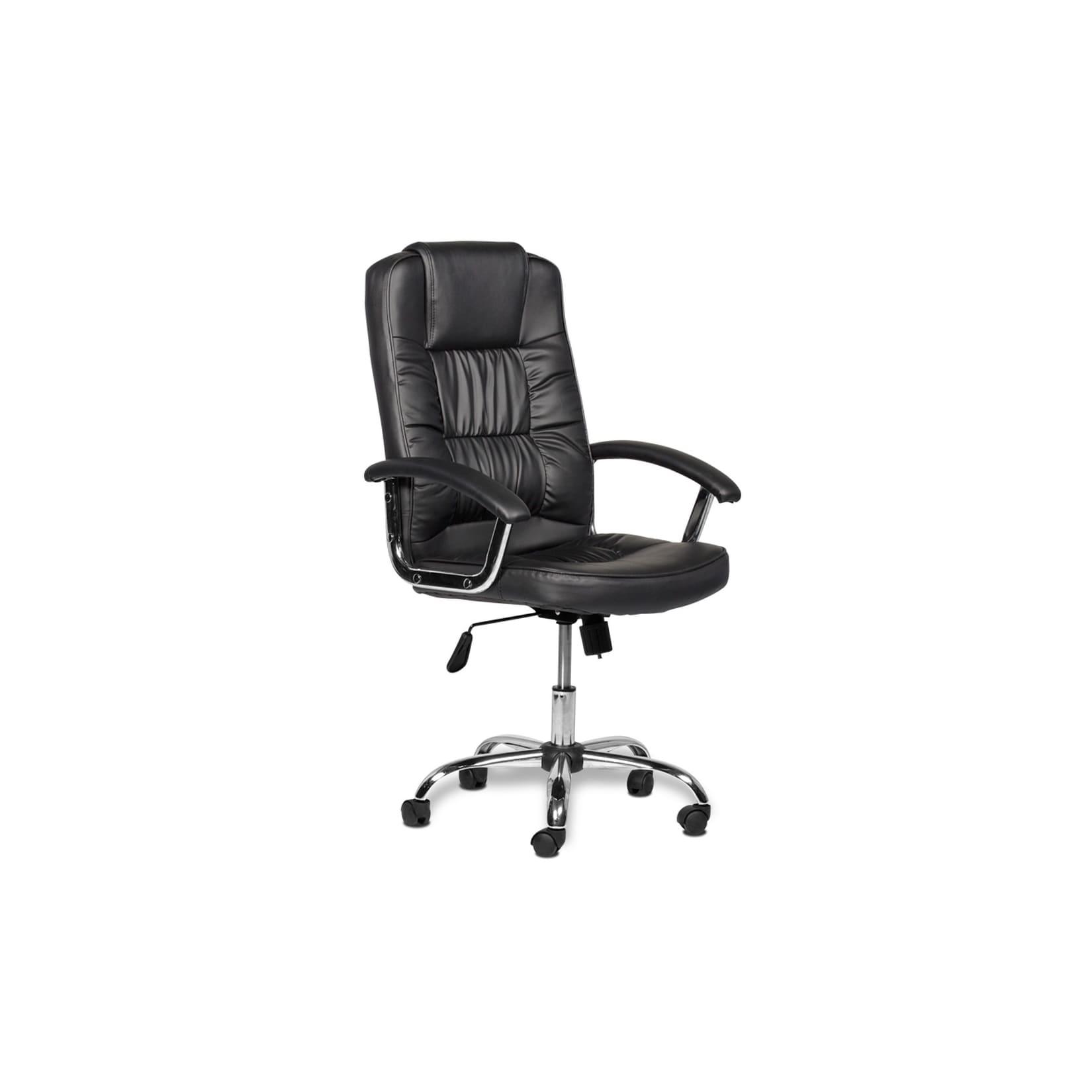 Carmen 6081 Chefsessel mit Kunstleder – Schwarz