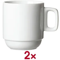 Ritzenhoff & Breker Kaffeebecher-Set »Bianco« 245 ml 2 Stück weiß