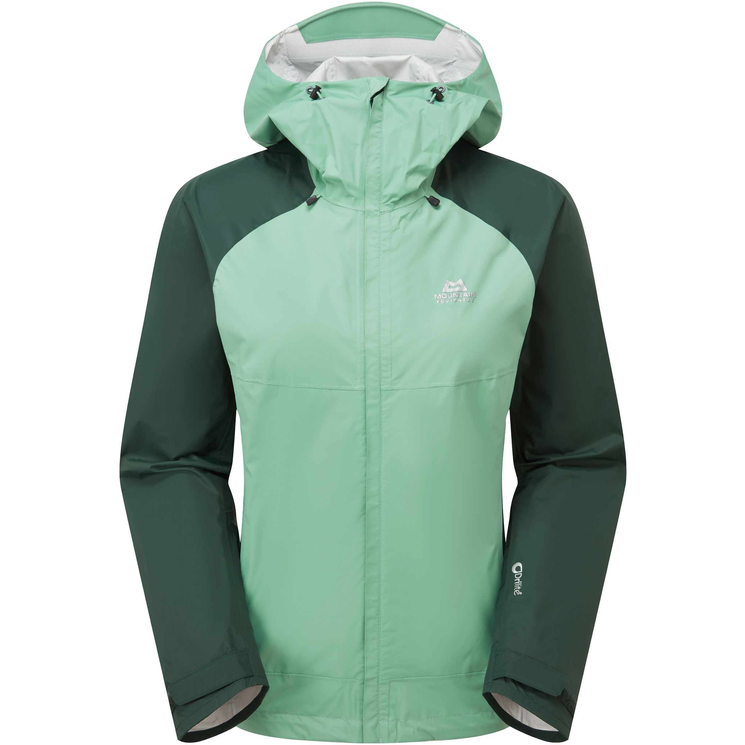 Mountain Equipment Zeno Damen Regenjacke gruen Größe XS Trekking Elastisch Wasserabweisend