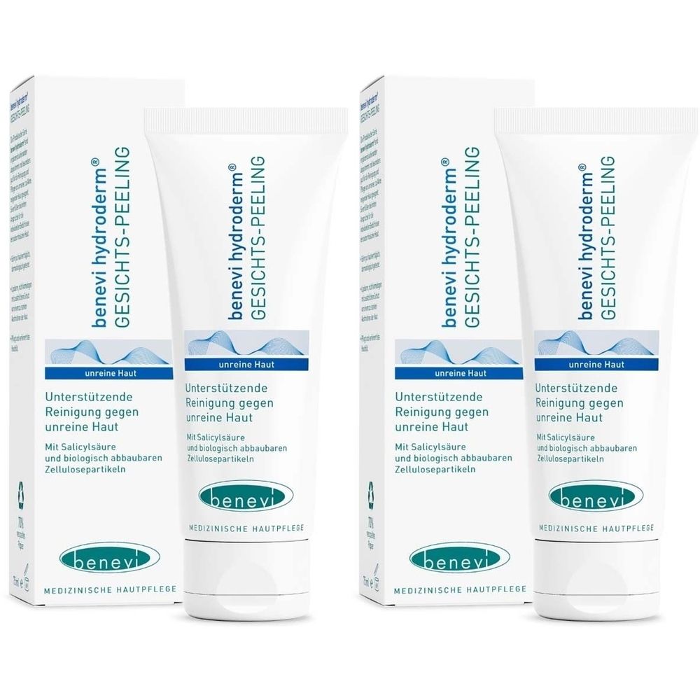 Benevi Hydroderm Gesichts-Peeling 2x 2x75 ml Gel