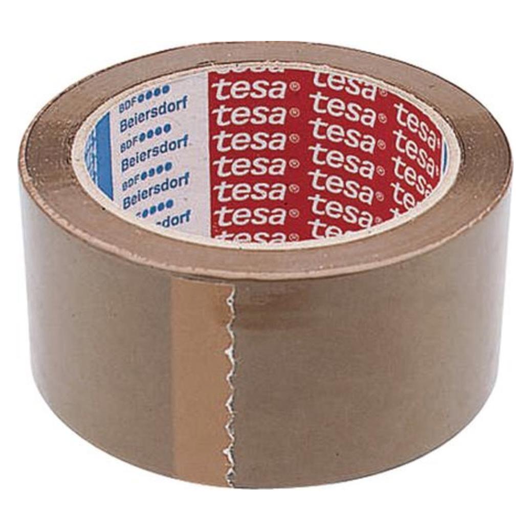 tesa tesapack PP/Acrylat 66m:50mm braun (50 mm) (4024-00235-04)