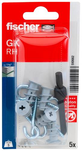 Fischer 510662 GK RH K NV Gipskartondübel 22mm 1 Set