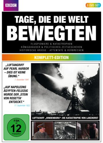 Matthew Whiteman - Tage, die die Welt bewegten - Komplettbox (BBC) [8 DVDs] - Preis vom 09.10.2026 07:28:09 h
