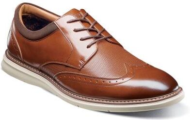 Nunn Bush Chase Wingtip Oxford Shoes - Mens 8.5 Brown Oxford Medium