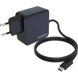 Sitecom USB-C Notebook Power Adapter 65w (65 W), Notebook Netzteil, Schwarz