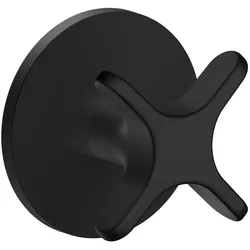 hansgrohe AXOR One Absperrventil Unterputz, mit Kreuzgriff, 48771670, Farbe: Mattschwarz
