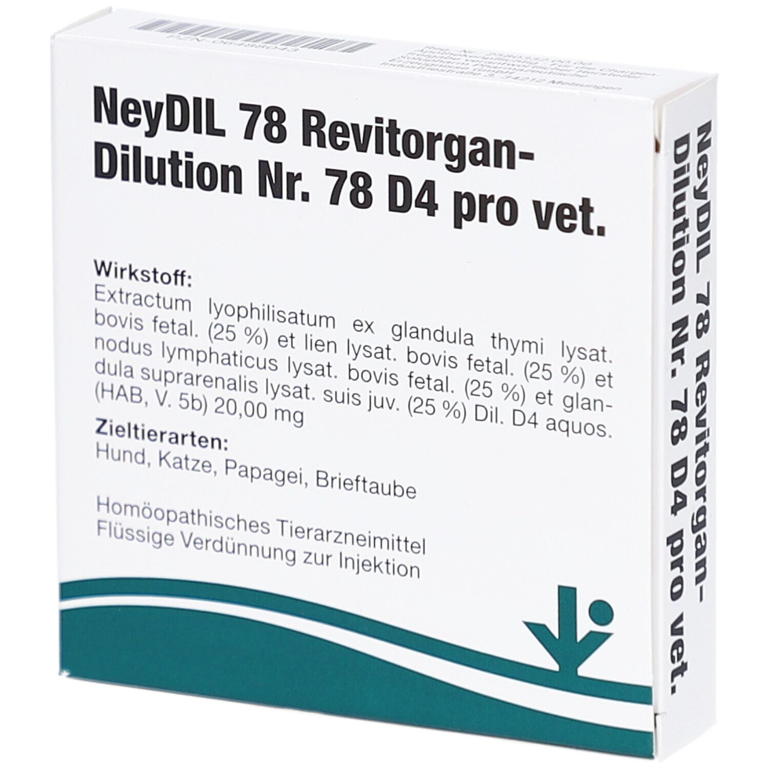 Neydil Nr.78 Revitorgan Dil.D 4 pro Ampullen vet. 5x2 ml