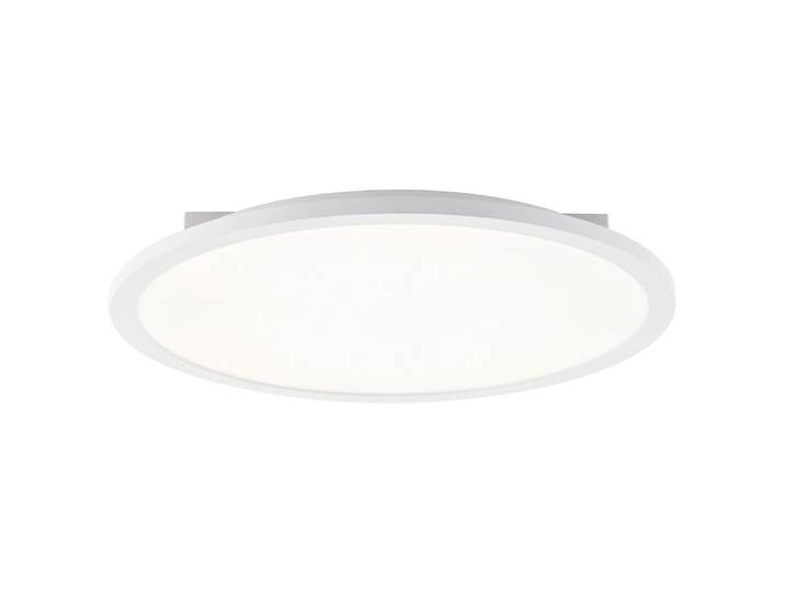 Plafonnier LED rond Ø 42cm Blanc/Blanc Aluminium verni Plastique ABS LED Module LED