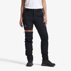 Rambler Lightweight Zip-off Pants Damen Black, Größe:XL - Outdoorhose, Wanderhose & Trekkinghose - Schwarz