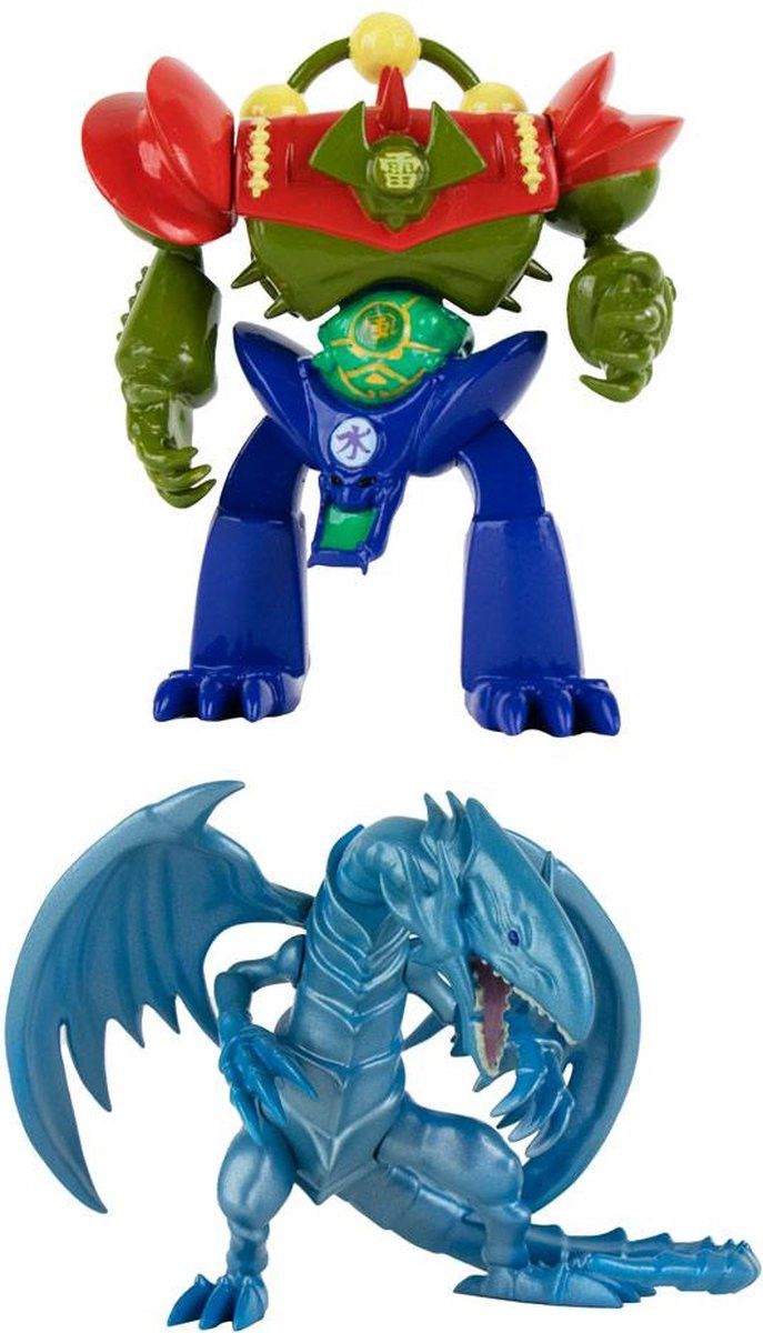 Yu-Gi-Oh! Action Figure 2-Pack Blue-Eyes White Dragon & Gate Guardian, 10 cm
