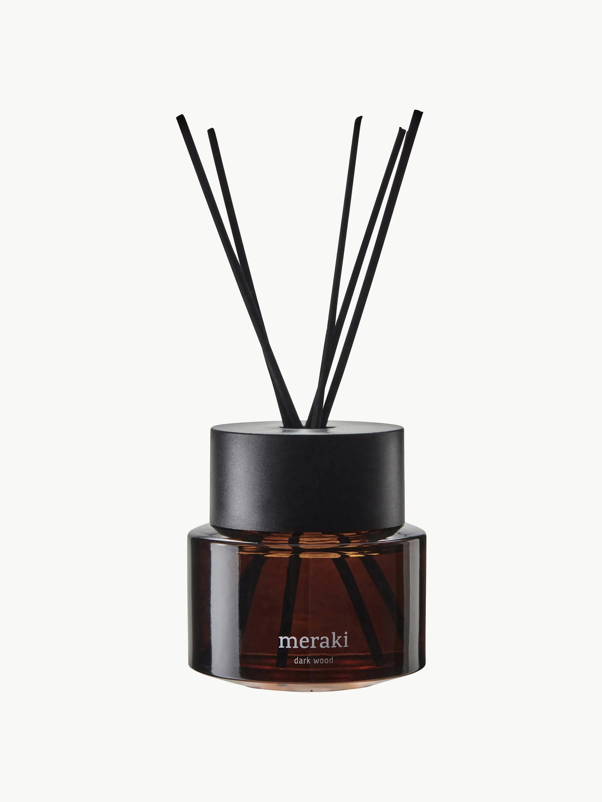 Meraki Diffuser Dark Wood (nootmuskaat, kruidnagel & amber), 100 ml, Bruin