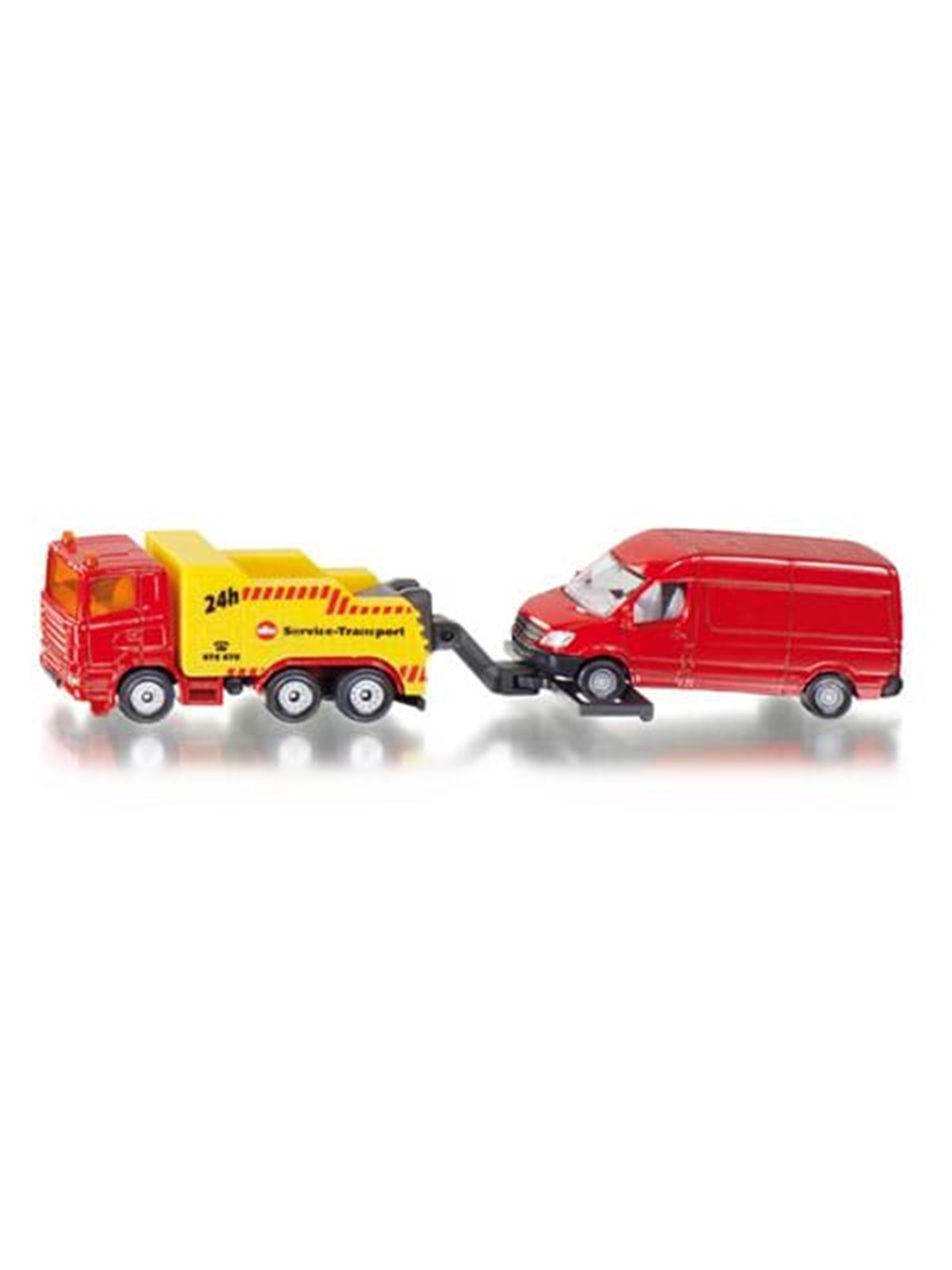 SIKU 1667 Towing vehicle with passenger car