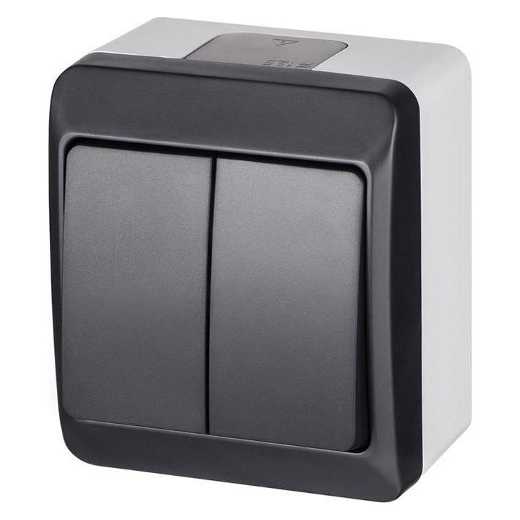 Elektro-Plast SWITCH 2 GANG IP44 0332-07 (0332-07)