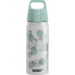SIGG Kids Trinkflasche WMB One Simba & Nala 600ml - weiß|grün