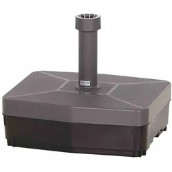 SIENA GARDEN  45 kg Kunststoff befüllbar Schirmständer 45 kg eckig, anthrazit