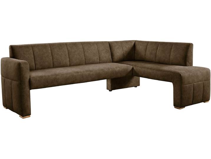 Essbank EXXPO - SOFA FASHION, choccolate, B:245cm H:83cm T:159cm, Sitzbänke, Essbank, elegant und modern mit hohem Sitzkomfort