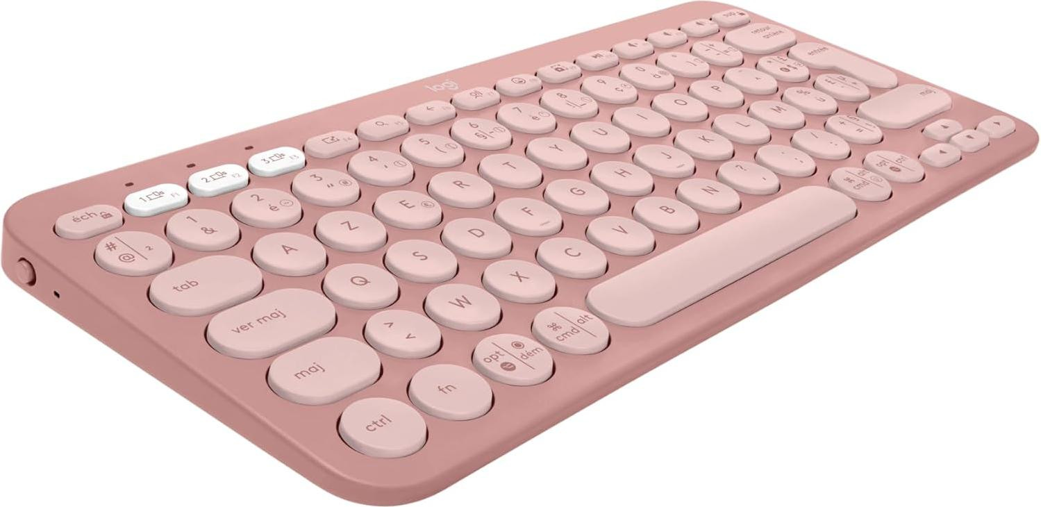 Logitech Pebble Keys 2 K380s draadloos toetsenbord, roze
