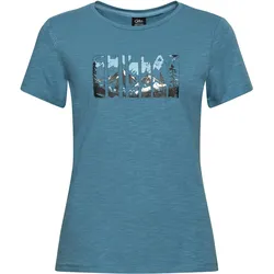 Chillaz, Damen, Funktionsshirt, Women's Valencia Nature Flow (M), Blau, M