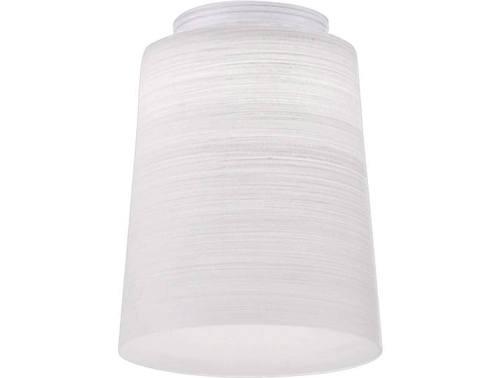 Lampenschirm LED 8 weiss gewischt Acrylglas - Lampenschirm