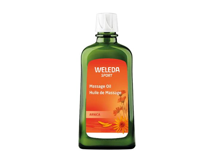 Weleda Arnica sportmassageolie - rozemarijn &amp; lavendel - voorkomt spierpijn &amp; ontspant en verwarmt de spieren - 100% natuurlijke ingrediënten - 200 ml