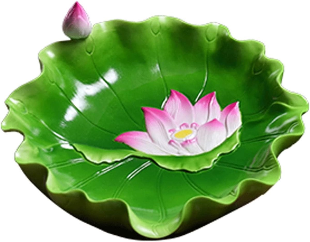 Gouden Serveer Plateau van Keramiek - Decoratieve Bak voor Koffietafels - B/D/H: 25 x 25 x 8 cm
