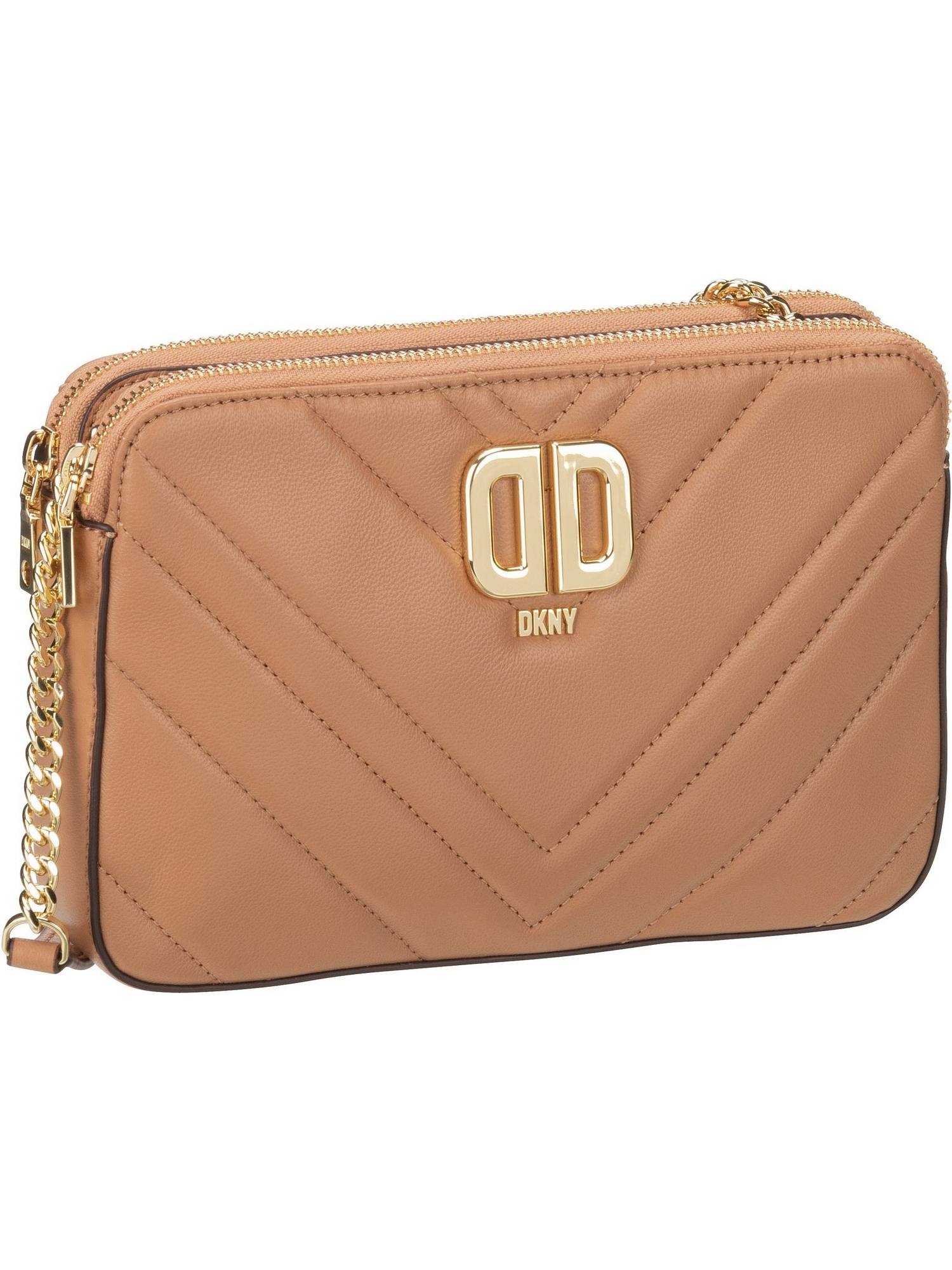 DKNY Umhängetasche Delphine Lamb Double Zip Crossbody 22 x 4 x 15