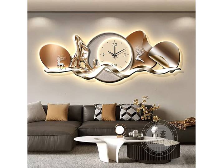 Art brillant Mural numéro horloges murales intérieur esthétique silencieux minimaliste montre murale nordique Restaurant horloge décoration de la maison