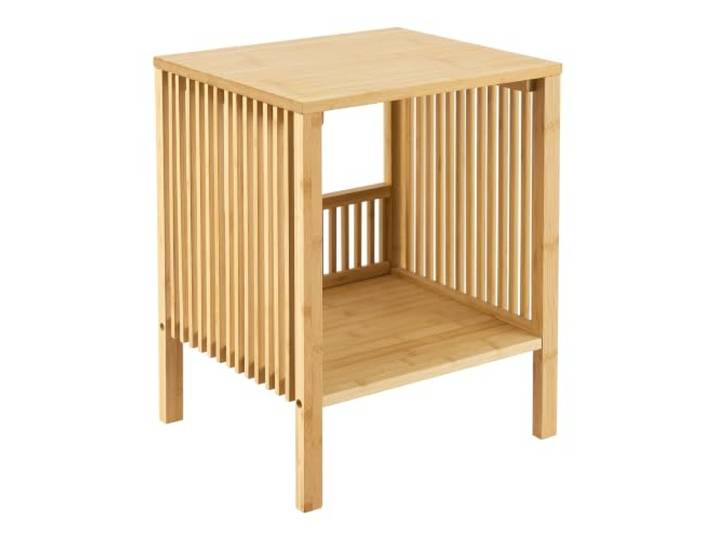 Helloshop26 Beistelltisch, Bambus, 50 x 38,5 x 33 cm, Natur, 03_0008656