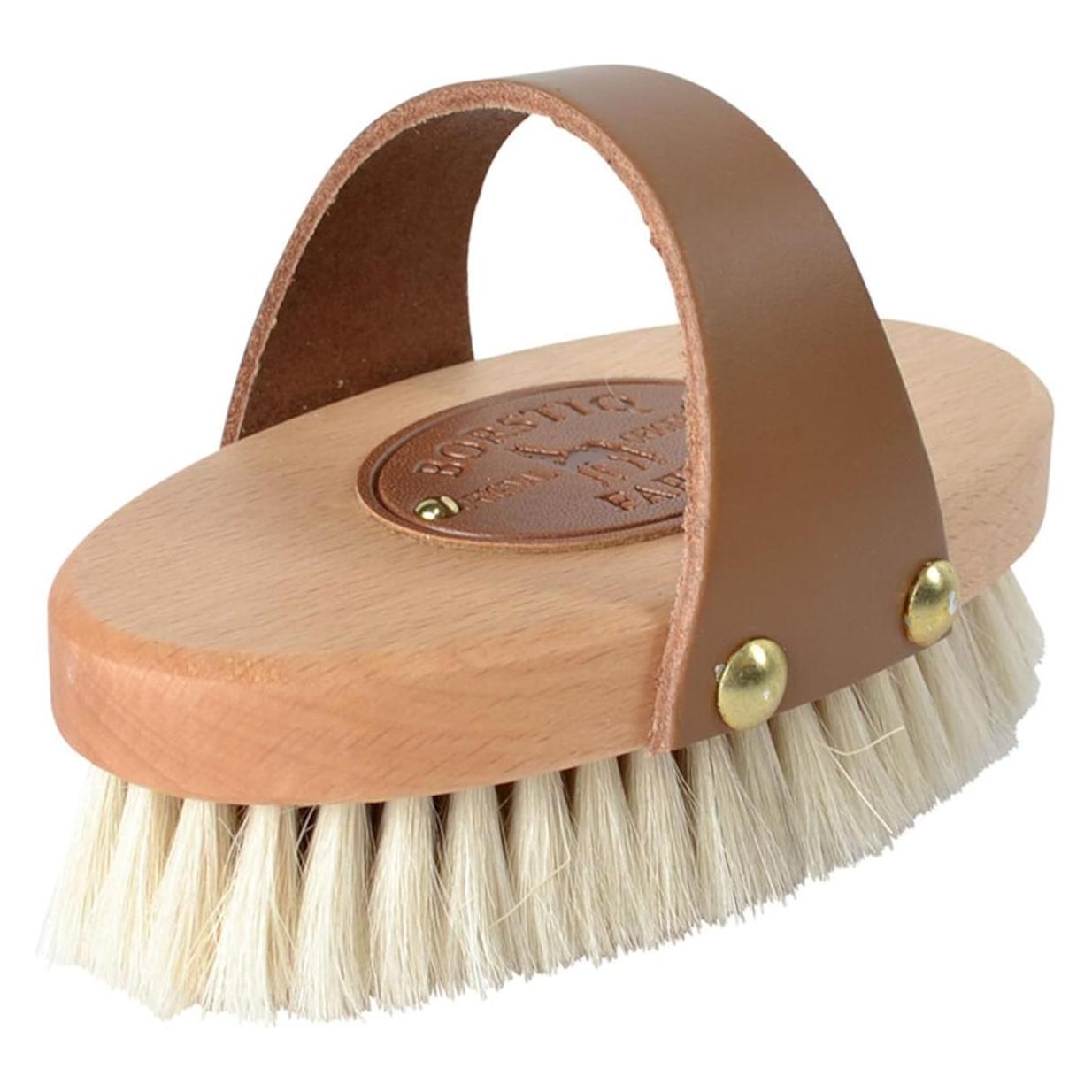 Borstiq - Goat Hair Brush with Leather Strap - S (0657)